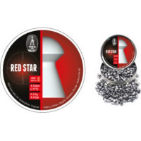 BSA Red Star Medium crowned dome head .22 Calibre Air Gun Pellets 18.21 grains Tin of 250